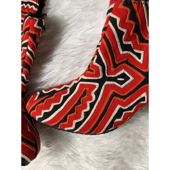 Handmade Kuna Yala booties - Picture 4 of 16